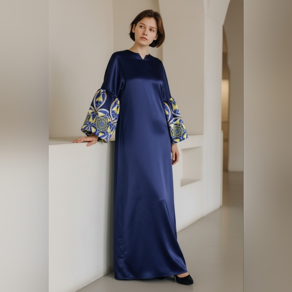 J. Crew ALine Dress Ballon Sleeves Summer Ankle Castlecore Limited Edition
